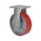 Vestil Polyurethane Rigid Caster 6 In. Diameter x 2 In. Width 772 Lb. Capacity Red CST-PU-6X2-R - alternate 3